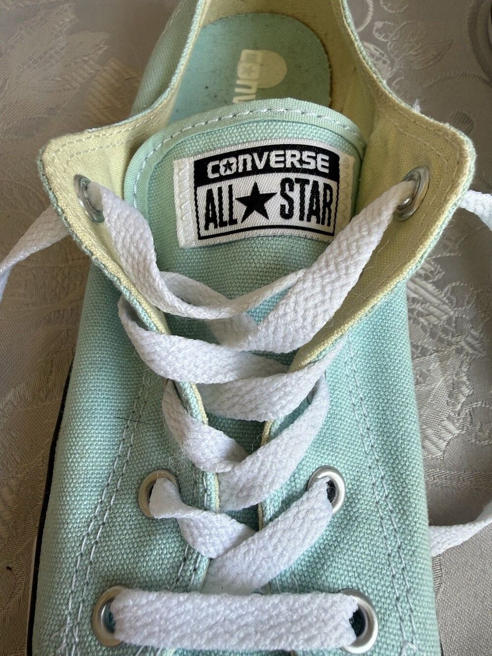 CONVERSE Chuck Taylor All Star Canvas Trainers 551511C Size US 9.5 Seafoam Green - Picture 10 of 10